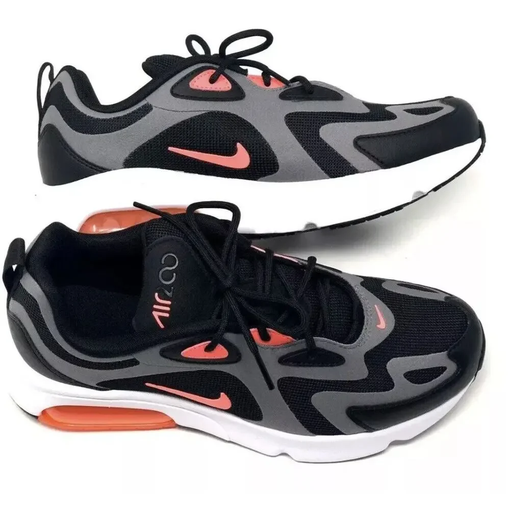 Nike Air Max 200 Sz 7y Kids Pink Black Gray Hot Punch CT6388-001